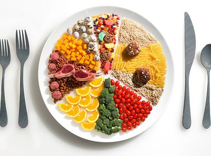 Ducan permitió alimentos en un plato