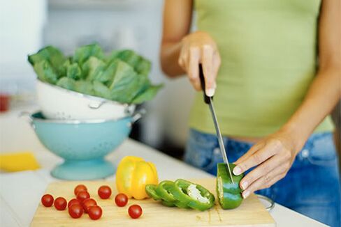 Las verduras dietéticas de Ducan