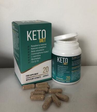 foto de las cápsulas de Keto Diet, experiencia de tomar el producto